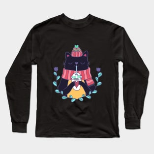 Winter cat Long Sleeve T-Shirt